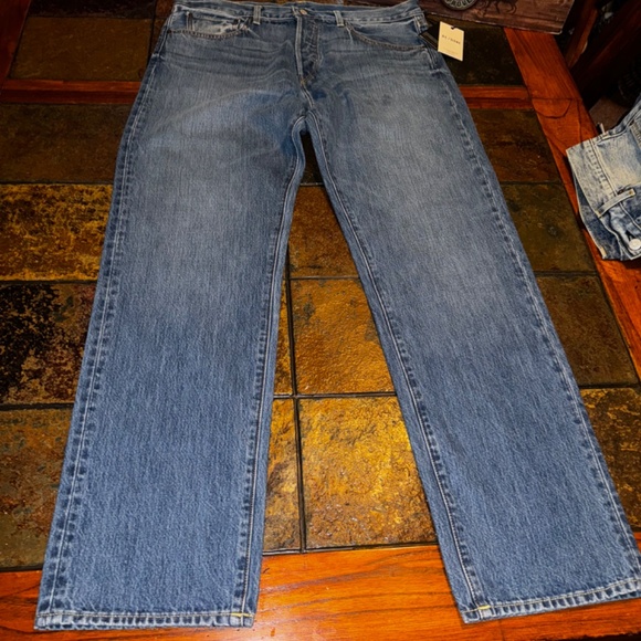 Re/Done jeans sz 36 w 32L button fly - Picture 2 of 6